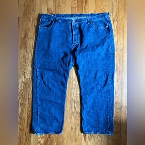 Levi’s 501 blue jeans, 100% cotton 52x30